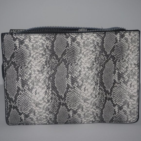 Gray Snake Print Crossbody Bag - Picture 2 of 5